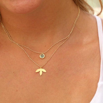 Dainty Gold Necklace,Layered Gold Necklace,Cute Necklaces for Women,Pendant Necklace, Necklaces for Teen Girls,Gold Plated Necklace